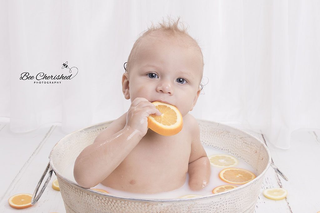 Milk Bath For Baby Photography Sessions Brisbane