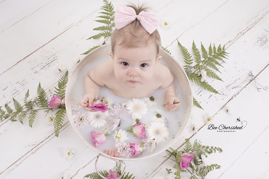 Milk Bath For Baby Photography Sessions Brisbane