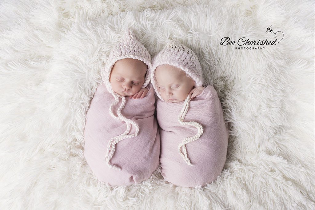 Brisbane Northside newborn twin baby girls photography